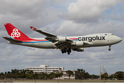 Cargolux Boeing 747-4HQ(ERF) (LX-ECV) at  Miami - International, United States