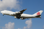 Cargolux Boeing 747-4HQ(ERF) (LX-ECV) at  Maastricht-Aachen, Netherlands