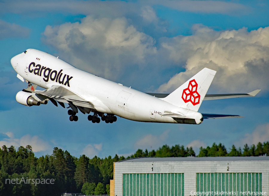 Cargolux Boeing 747-4HQ(ERF) (LX-ECV) | Photo 172340