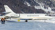 Global Jet Luxembourg Dassault Falcon 2000EX (LX-EGR) at  Samedan - St. Moritz, Switzerland