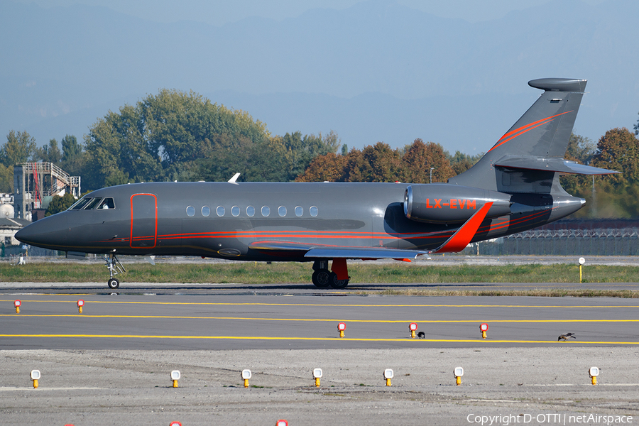 Global Jet Luxembourg Dassault Falcon 2000LX (LX-EVM) | Photo 480539