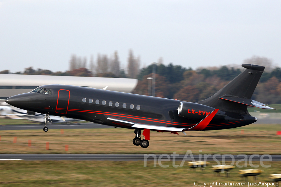 Global Jet Luxembourg Dassault Falcon 2000LX (LX-EVM) | Photo 359258