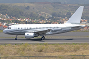 Global Jet Luxembourg Airbus A318-112(CJ) Elite (LX-GJC) at  Tenerife Norte - Los Rodeos, Spain