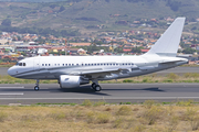 Global Jet Luxembourg Airbus A318-112(CJ) Elite (LX-GJC) at  Tenerife Norte - Los Rodeos, Spain