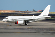 Global Jet Luxembourg Airbus A318-112(CJ) Elite (LX-GJC) at  Tenerife Sur - Reina Sofia, Spain