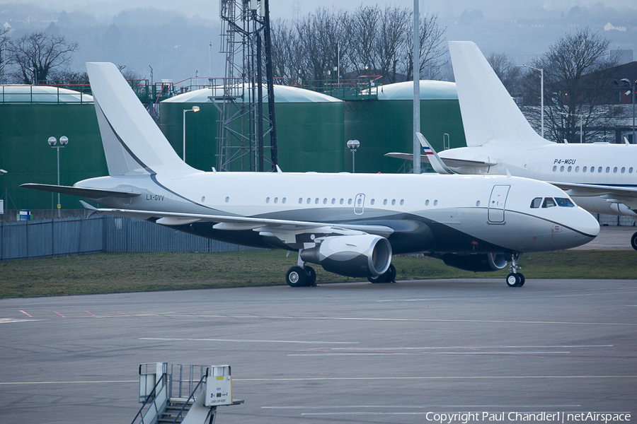 Global Jet Luxembourg Airbus A319-115X CJ (LX-GVV) | Photo 296790