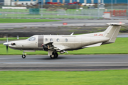 Jetfly Aviation Pilatus PC-12/47E (LX-JFU) at  Glasgow - Prestwick, United Kingdom