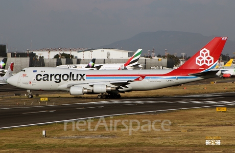 Cargolux Boeing 747-4HA(ERF) (LX-KCL) at  Mexico City - Lic. Benito Juarez International, Mexico