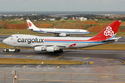 Cargolux Boeing 747-4HA(ERF) (LX-KCL) at  Taipei - Taoyuan, Taiwan