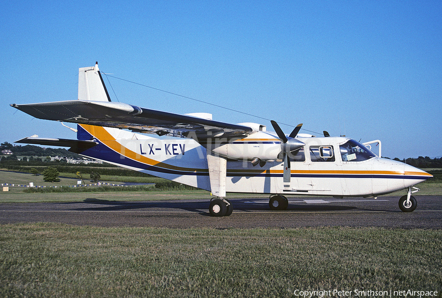 (Private) Britten-Norman BN-2T Turbine Islander (LX-KEV) | Photo 217021