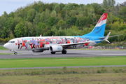 Luxair Boeing 737-8C9 (LX-LBA) at  Luxembourg - Findel, Luxembourg