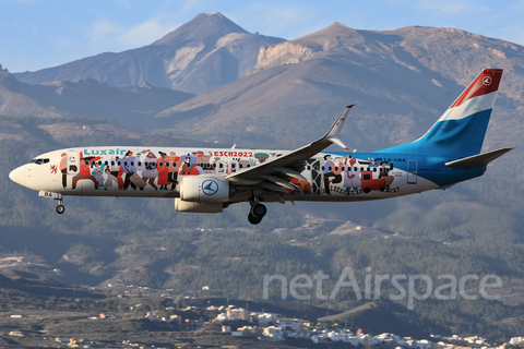 Luxair Boeing 737-8C9 (LX-LBA) at  Tenerife Sur - Reina Sofia, Spain