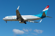 Luxair Boeing 737-86J (LX-LBB) at  Barcelona - El Prat, Spain