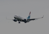 Luxair Boeing 737-86J (LX-LBB) at  Belfast / Aldergrove - International, United Kingdom