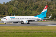 Luxair Boeing 737-86J (LX-LBB) at  Luxembourg - Findel, Luxembourg