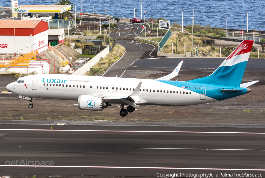 Luxair Boeing 737-8 MAX (LX-LBK) | Photo 601581