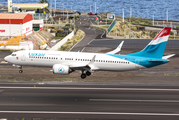 Luxair Boeing 737-8 MAX (LX-LBK) at  La Palma (Santa Cruz de La Palma), Spain