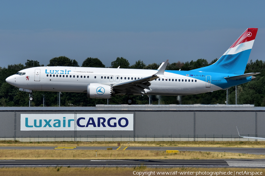 Luxair Boeing 737-8 MAX (LX-LBL) | Photo 584116