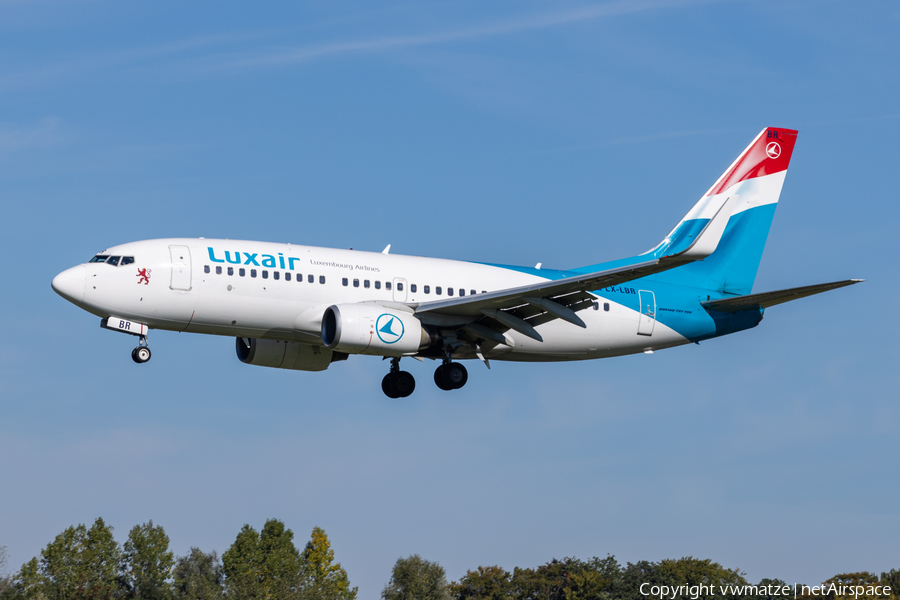 Luxair Boeing 737-7K2 (LX-LBR) | Photo 591644