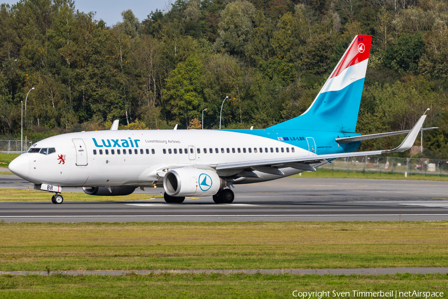 Luxair Boeing 737-7K2 (LX-LBR) | Photo 596246