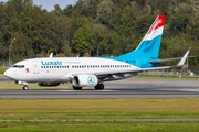 Luxair Boeing 737-7K2 (LX-LBR) at  Luxembourg - Findel, Luxembourg