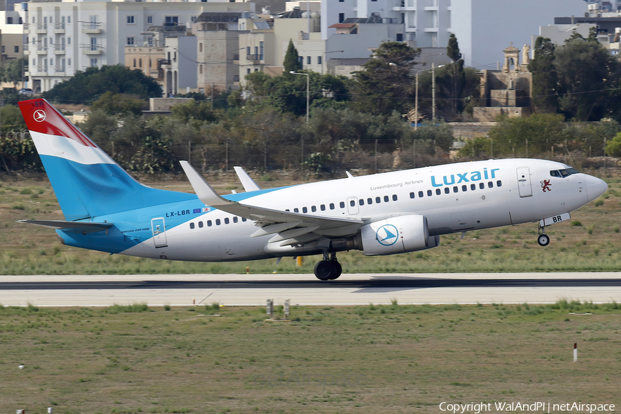Luxair Boeing 737-7K2 (LX-LBR) | Photo 592812