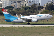 Luxair Boeing 737-7K2 (LX-LBR) at  Luqa - Malta International, Malta