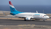 Luxair Boeing 737-7K2 (LX-LBR) at  Tenerife Sur - Reina Sofia, Spain