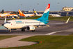 Luxair Boeing 737-7K2 (LX-LBT) at  Lisbon - Portela, Portugal