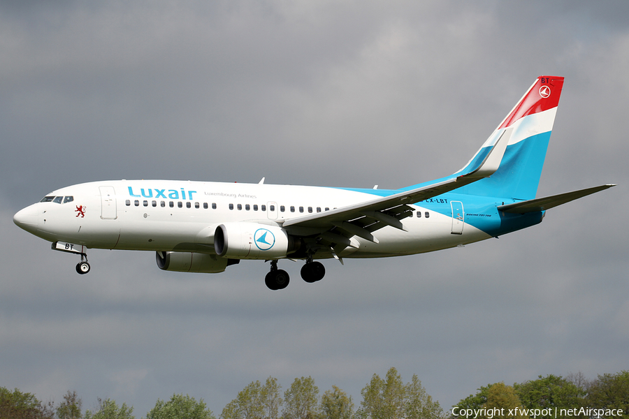Luxair Boeing 737-7K2 (LX-LBT) | Photo 447536