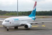 Luxair Boeing 737-7K2 (LX-LBT) at  Luxembourg - Findel, Luxembourg