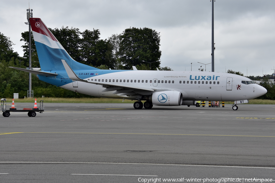 Luxair Boeing 737-7K2 (LX-LBT) | Photo 544650
