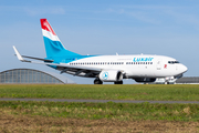 Luxair Boeing 737-7K2 (LX-LBT) at  Luxembourg - Findel, Luxembourg