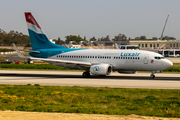 Luxair Boeing 737-7K2 (LX-LBT) at  Luqa - Malta International, Malta