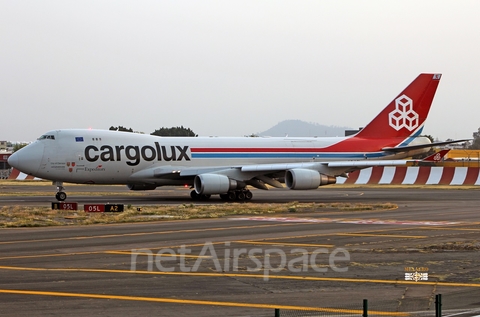 Cargolux Boeing 747-4HA(ERF) (LX-LCL) at  Mexico City - Lic. Benito Juarez International, Mexico