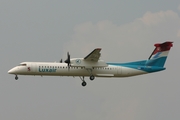 Luxair Bombardier DHC-8-402Q (LX-LGA) at  Frankfurt am Main, Germany