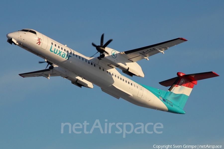 Luxair Bombardier DHC-8-402Q (LX-LGA) | Photo 11340