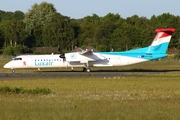 Luxair Bombardier DHC-8-402Q (LX-LGA) at  Hamburg - Fuhlsbuettel (Helmut Schmidt), Germany