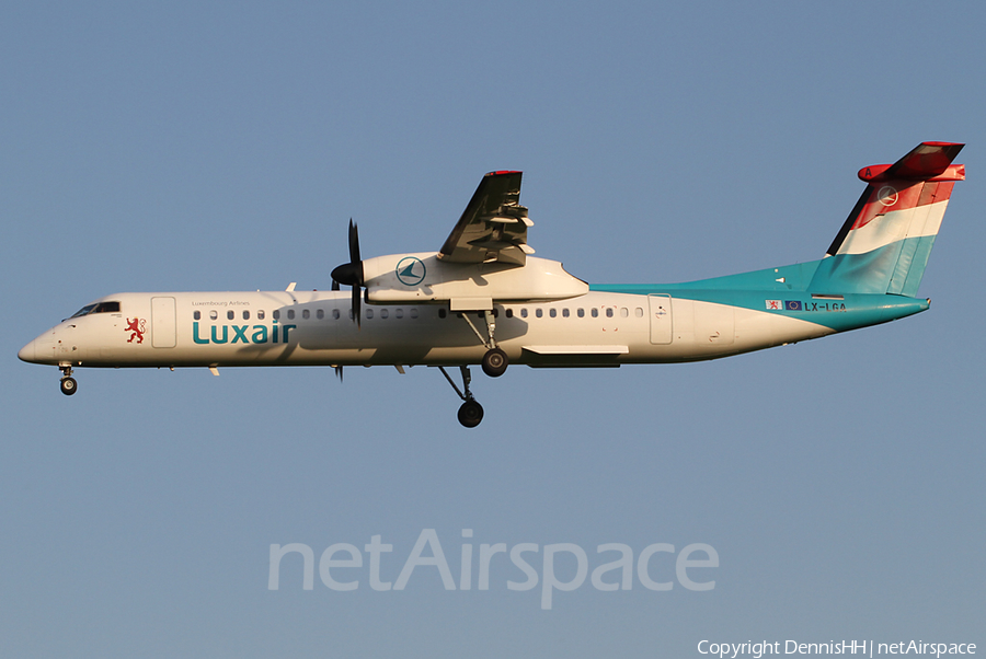 Luxair Bombardier DHC-8-402Q (LX-LGA) | Photo 414113