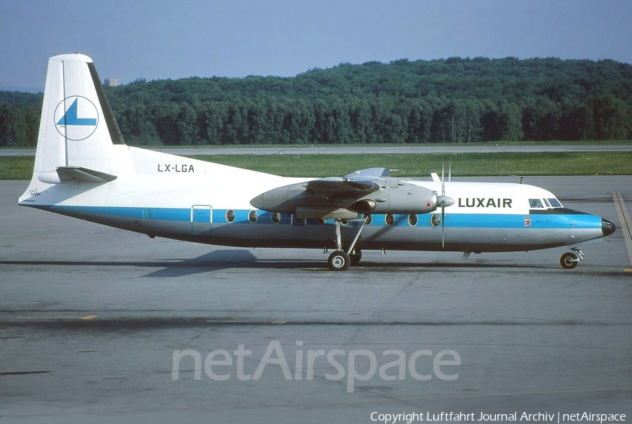 Luxair Fokker F27-100 Friendship (LX-LGA) | Photo 396429