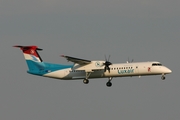 Luxair Bombardier DHC-8-402Q (LX-LGC) at  Luxembourg - Findel, Luxembourg