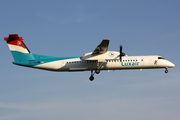 Luxair Bombardier DHC-8-402Q (LX-LGD) at  Hamburg - Fuhlsbuettel (Helmut Schmidt), Germany