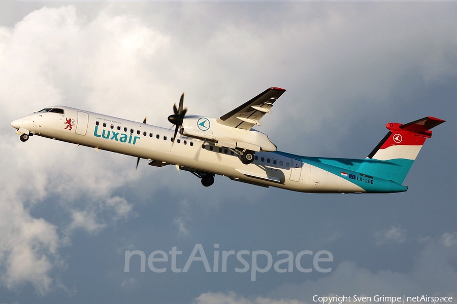 Luxair Bombardier DHC-8-402Q (LX-LGD) | Photo 16975