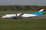 Luxair Bombardier DHC-8-402Q (LX-LGD) at  Hamburg - Fuhlsbuettel (Helmut Schmidt), Germany