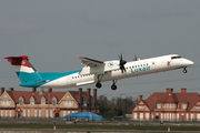 Luxair Bombardier DHC-8-402Q (LX-LGD) at  London - City, United Kingdom