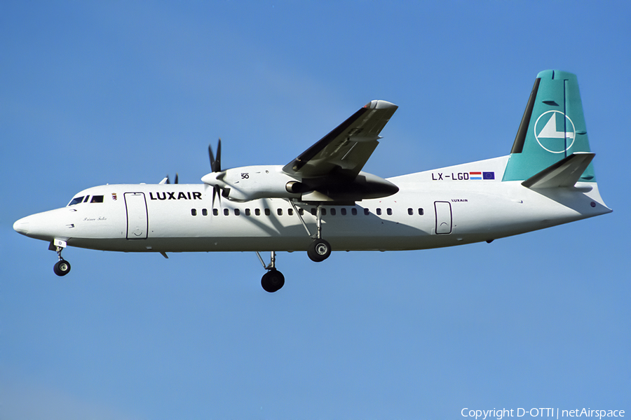 Luxair Fokker 50 (LX-LGD) | Photo 448194