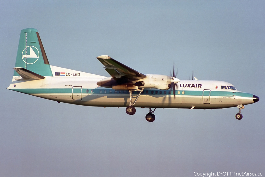 Luxair Fokker 50 (LX-LGD) | Photo 147022