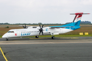 Luxair Bombardier DHC-8-402Q (LX-LGE) at  Sylt/Westerland, Germany