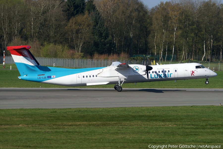 Luxair Bombardier DHC-8-402Q (LX-LGE) | Photo 106045