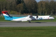 Luxair Bombardier DHC-8-402Q (LX-LGE) at  Hamburg - Fuhlsbuettel (Helmut Schmidt), Germany